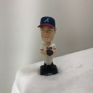 C Jones #10 Brewers Mini Bobblehead Post Cereal 2002 Baseball Fotoball MLB